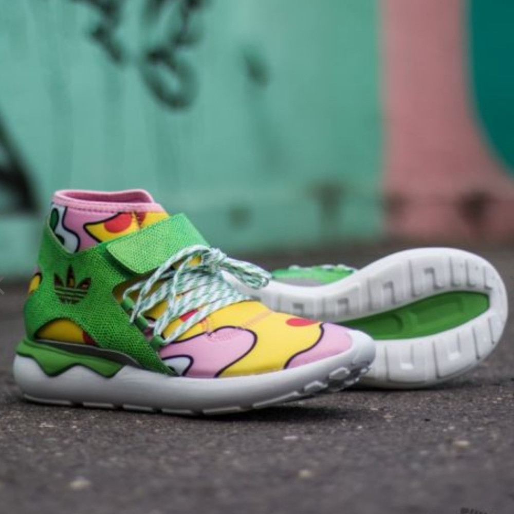 Adidas Jeremy Scott Tubular Yellow/ Green/ Yellow